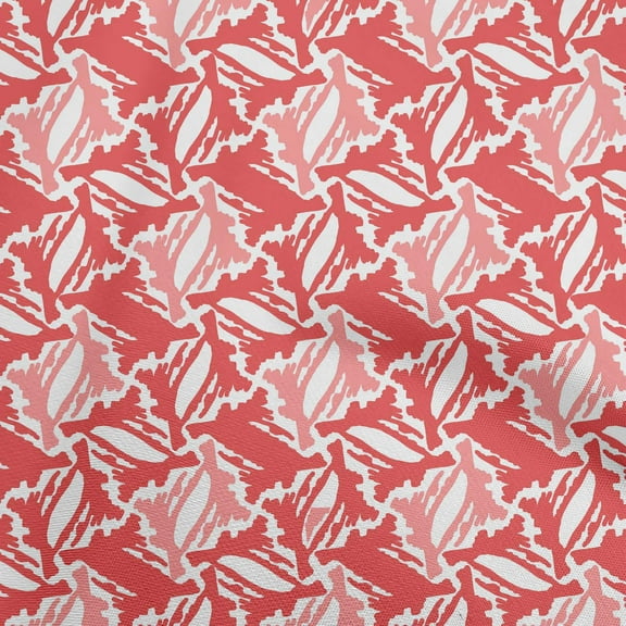 oneOone Viscose Chiffon Dark Peach Fabric Abstracts Dress Material Fabric Print Fabric By The Yard 42 Inch Wide