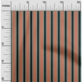 thumbnail image 1 of oneOone Viscose Chiffon Dark Peach Fabric Striped Diy Clothing Quilting Fabric Print Fabric By Yard 42 Inch Wide, 1 of 4