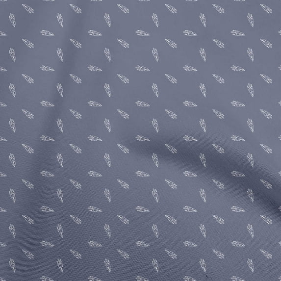 oneOone Viscose Chiffon Dusty Blue Fabric Retro Rocket Minimal Sewing Fabric By The Yard Printed Diy Clothing Sewing Supplies 42 Inch Wide