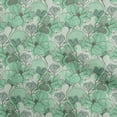 thumbnail image 1 of oneOone Viscose Chiffon Dusty Teal Green Fabric Abstract Line Drawing Floral Dress Material Fabric Print Fabric By The Yard 42 Inch Wide, 1 of 6