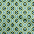 thumbnail image 1 of oneOone Viscose Chiffon Dusty Teal Green Fabric Ogee Quilting Supplies Print Sewing Fabric By The Yard 42 Inch Wide, 1 of 4