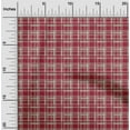 thumbnail image 1 of oneOone Viscose Chiffon Fabric Check Kasuri Printed Craft Fabric BTY 42 Inch Wide, 1 of 4