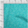 thumbnail image 1 of oneOone Viscose Chiffon Fabric Geometric & Circle Block Print Fabric By The Yard 42 Inch Wide, 1 of 4