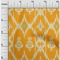 thumbnail image 1 of oneOone Viscose Chiffon Fabric Geometric Ikat Print Fabric BTY 42 Inch Wide, 1 of 4