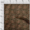 thumbnail image 1 of oneOone Viscose Chiffon Fabric Geometric Kasuri Decor Fabric Printed BTY 42 Inch Wide, 1 of 4