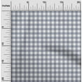 thumbnail image 1 of oneOone Viscose Chiffon Fabric Gingham Check Print Fabric BTY 42 Inch Wide, 1 of 4