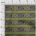 thumbnail image 1 of oneOone Viscose Chiffon Fabric Stripe|Chevron & Floral Block Printed Fabric 1 Yard 42 Inch Wide, 1 of 4