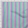thumbnail image 1 of oneOone Viscose Chiffon Fabric Stripe Panel Printed Fabric 1 Yard 42 Inch Wide, 1 of 3