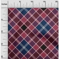 thumbnail image 1 of oneOone Viscose Chiffon Fabric Tartan Check Print Fabric BTY 42 Inch Wide, 1 of 4