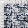 thumbnail image 1 of oneOone Viscose Chiffon Fabric Triangle Geometric Decor Fabric Printed BTY 42 Inches Wide, 1 of 4