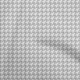 thumbnail image 1 of oneOone Viscose Chiffon Gray Fabric Houndstooth Fabric For Sewing Printed Craft Fabric By The Yard 42 Inch Wide, 1 of 4