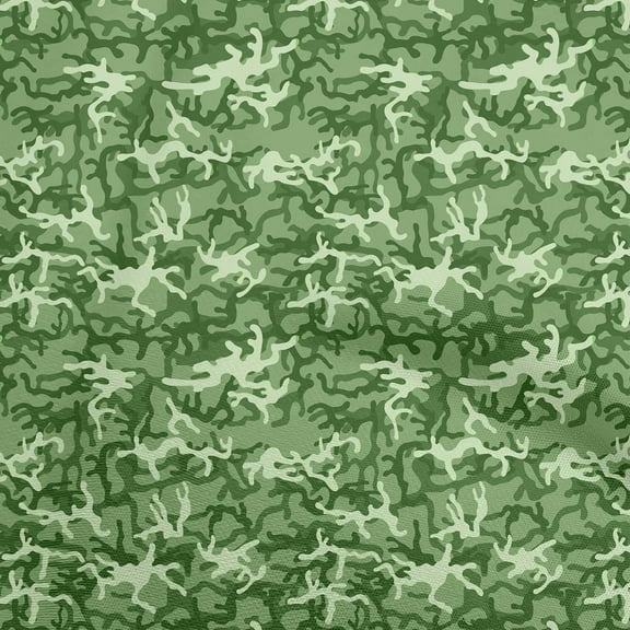oneOone Viscose Chiffon Green Fabric Camouflage Diy Clothing Quilting Fabric Print Fabric By Yard 42 Inch Wide