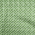 thumbnail image 1 of oneOone Viscose Chiffon Green Fabric Christmas Fabric For Sewing Printed Craft Fabric By The Yard 42 Inch Wide, 1 of 1