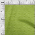 thumbnail image 1 of oneOone Viscose Chiffon Green Fabric Geometric Bandhani Dress Material Fabric Print Fabric By The Yard 42 Inch Wide, 1 of 4