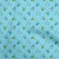 thumbnail image 1 of oneOone Viscose Chiffon Light Blue Fabric Ocean Turtles Sewing Fabric By The Yard Printed Diy Clothing Sewing Supplies 42 Inch Wide, 1 of 4