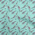 thumbnail image 1 of oneOone Viscose Chiffon Light Green Fabric Asian Japanese Koi Fish With Watercolor Base Sewing Fabric By The Yard Printed Diy Clothing Sewing Supplies 42 Inch Wide, 1 of 4