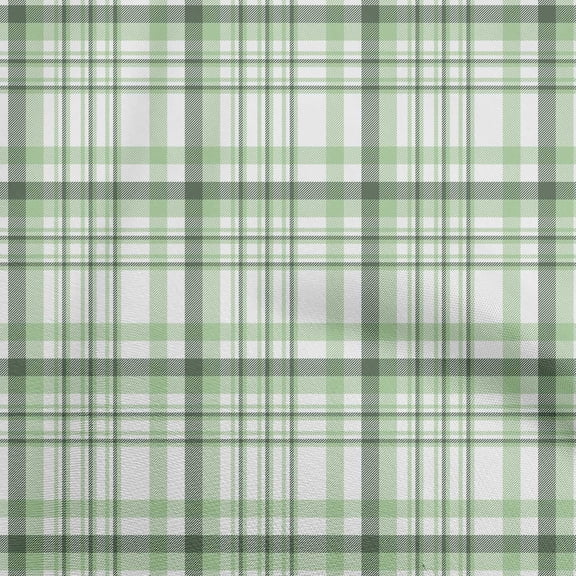 oneOone Viscose Chiffon Light Green Fabric Plaid Sewing Craft Projects Fabric Prints By Yard 42 Inch Wide