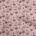 thumbnail image 1 of oneOone Viscose Chiffon Light Pink Fabric Tropical Leaf Craft Projects Decor Fabric Printed By The Yard 42 Inch Wide, 1 of 5