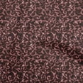 thumbnail image 1 of oneOone Viscose Chiffon Maroon Fabric Abstract Leaves Quilting Supplies Print Sewing Fabric By The Yard 42 Inch Wide, 1 of 4