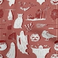 thumbnail image 1 of oneOone Viscose Chiffon Maroon Fabric Halloween Sewing Craft Projects Fabric Prints By Yard 42 Inch Wide, 1 of 4