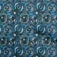 thumbnail image 1 of oneOone Viscose Chiffon Medium Blue Fabric Abstract Craft Projects Decor Fabric Printed By The Yard 42 Inch Wide, 1 of 4