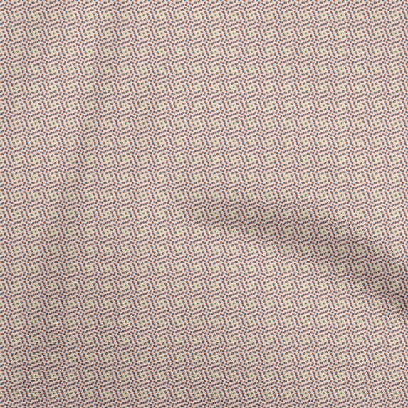 oneOone Viscose Chiffon Medium Blue Fabric Dot Craft Projects Decor Fabric Printed By The Yard 42 Inch Wide