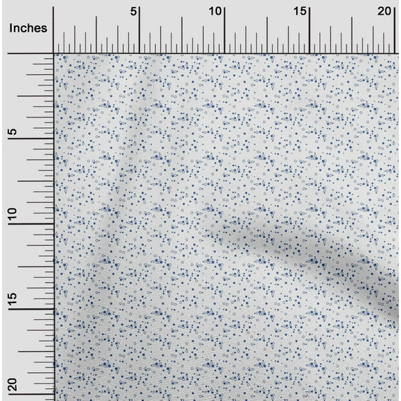 oneOone Viscose Chiffon Medium Blue Fabric Octagon Shape Geometric Sewing Material Print Fabric By The Yard 42 Inch Wide