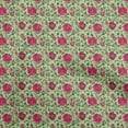 thumbnail image 1 of oneOone Viscose Chiffon Mint Green Fabric Florals Sewing Material Print Fabric By The Yard 42 Inch Wide, 1 of 4