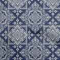 thumbnail image 1 of oneOone Viscose Chiffon Blue Fabric Asian Block Dress Material Fabric Print Fabric By The Yard 42 Inch Wide, 1 of 4