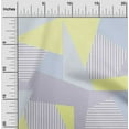 thumbnail image 1 of oneOone Viscose Chiffon Pale Yellow Fabric Geometric Sewing Craft Projects Fabric Prints By Yard 42 Inch Wide-EM, 1 of 4