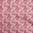 thumbnail image 1 of oneOone Viscose Chiffon Pink Fabric Geometric Sewing Craft Projects Fabric Prints By Yard 42 Inch Wide, 1 of 4