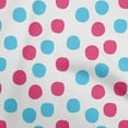 thumbnail image 1 of oneOone Viscose Chiffon Pink Fabric Polka Craft Projects Decor Fabric Printed By The Yard 42 Inch Wide, 1 of 4