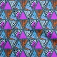thumbnail image 1 of oneOone Viscose Chiffon Purple Fabric Geometric Tropical Texture Sewing Craft Projects Fabric Prints By Yard 42 Inch Wide, 1 of 4