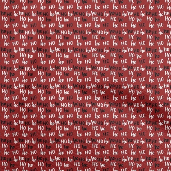 oneOone Viscose Chiffon Red Fabric Christmas Sewing Material Print Fabric By The Yard 42 Inch Wide