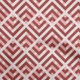 thumbnail image 1 of oneOone Viscose Chiffon Red Fabric Geometric Craft Projects Decor Fabric Printed By The Yard 42 Inch Wide, 1 of 4