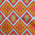 thumbnail image 1 of oneOone Viscose Chiffon Red Fabric Tribal Fabric For Sewing Printed Craft Fabric By The Yard 42 Inch Wide, 1 of 4