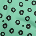 thumbnail image 1 of oneOone Viscose Chiffon Sea Green Fabric Polka Craft Projects Decor Fabric Printed By The Yard 42 Inch Wide-H8, 1 of 6
