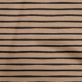 thumbnail image 1 of oneOone Viscose Chiffon Tawny Brown Fabric Stripes Sewing Fabric By The Yard Printed Diy Clothing Sewing Supplies 42 Inch Wide, 1 of 5