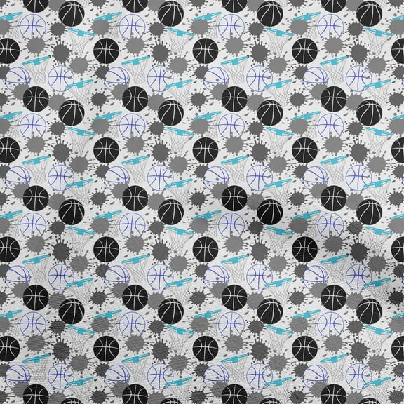 oneOone Viscose Chiffon White Fabric Sports Diy Clothing Quilting Fabric Print Fabric By Yard 42 Inch Wide