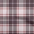 thumbnail image 1 of oneOone Viscose Chiffon Wine Fabric Check Plaid Dress Material Fabric Print Fabric By The Yard 42 Inch Wide, 1 of 4