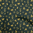 thumbnail image 1 of oneOone Viscose Chiffon Yellow Fabric Halloween Diy Clothing Quilting Fabric Print Fabric By Yard 42 Inch Wide, 1 of 4