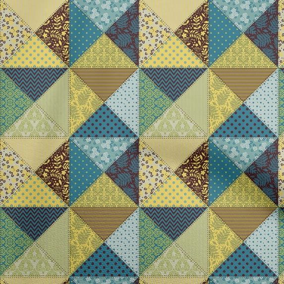oneOone Viscose Chiffon Yellow Fabric Quilt Patchwork Craft Projects Decor Fabric Printed By The Yard 42 Inch Wide