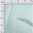 thumbnail image 1 of oneOone Viscose Jersey Aqua Blue Fabric Triangle Shape Geometric Diy Clothing Quilting Fabric Print Fabric By Yard 60 Inch Wide, 1 of 5