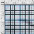 thumbnail image 1 of oneOone Viscose Jersey Baby Blue Fabric Madras Check Sewing Fabric By The Yard Printed Diy Clothing Sewing Supplies 60 Inch Wide, 1 of 1