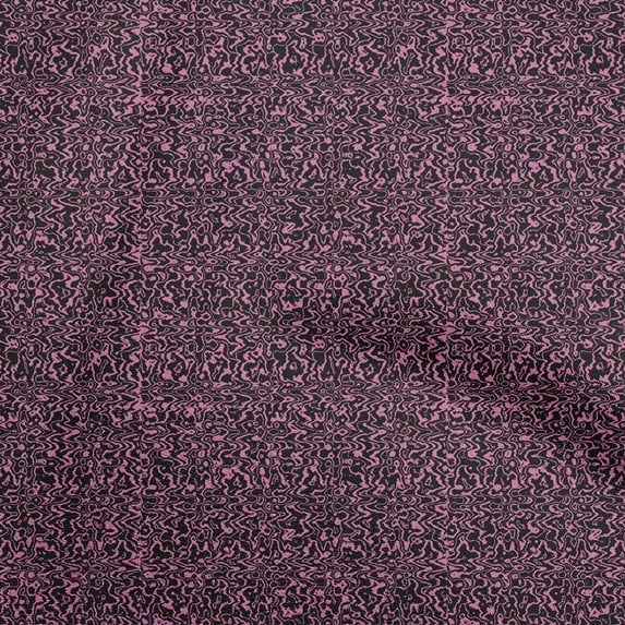 oneOone Viscose Jersey Black Fabric Block Fabric For Sewing Printed Craft Fabric By The Yard 60 Inch Wide-B4