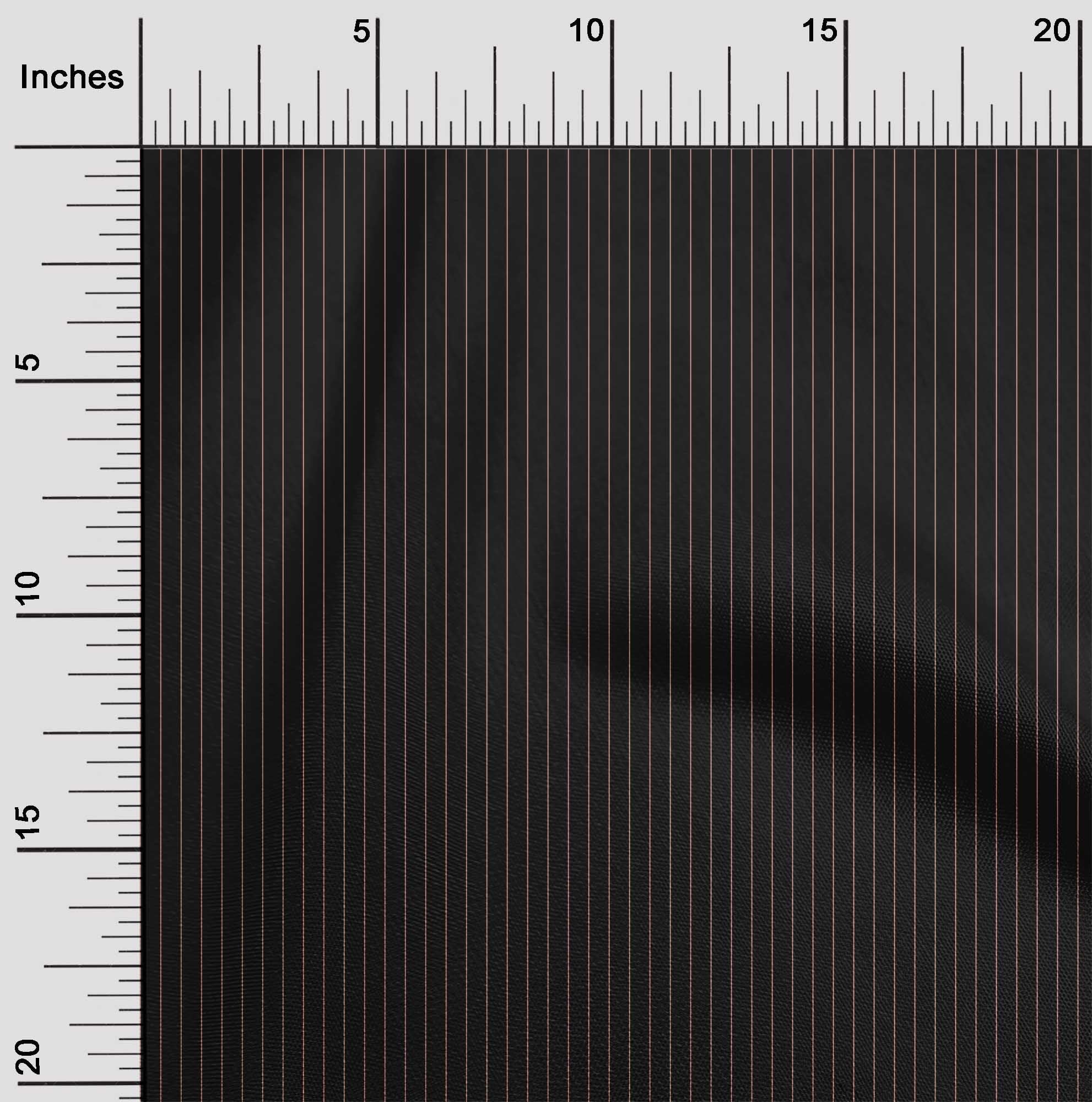 oneOone Viscose Jersey Black Fabric Pin Stripe Dress Material Fabric Print Fabric By The Yard 60 Inch Wide