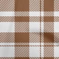thumbnail image 1 of oneOone Viscose Jersey Brown Fabric Check Diy Clothing Quilting Fabric Print Fabric By Yard 60 Inch Wide, 1 of 1