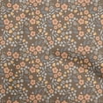 thumbnail image 1 of oneOone Viscose Jersey Brown2 Fabric Floral Sewing Fabric By The Yard Printed Diy Clothing Sewing Supplies 60 Inch Wide, 1 of 5