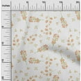 thumbnail image 1 of oneOone Viscose Jersey Dark Yellow Fabric Florals Fabric For Sewing Printed Craft Fabric By The Yard 60 Inch Wide, 1 of 5