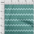 thumbnail image 1 of oneOone Viscose Jersey Dusty Teal Green Fabric Geometric & Floral Block Dress Material Fabric Print Fabric By The Yard 60 Inch Wide, 1 of 5